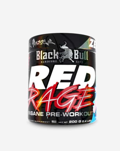 Black Bull Red Rage Pre Workout 200g – Sour Wormz